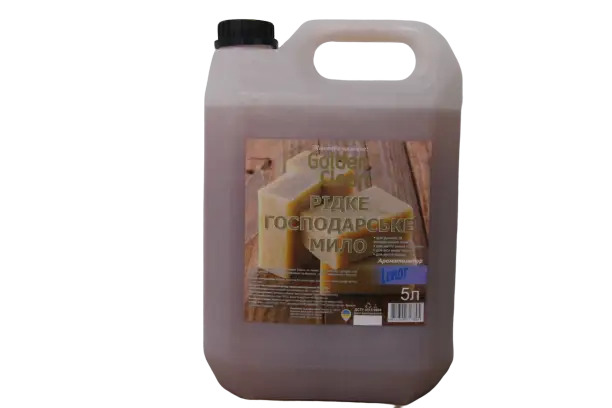 Господарське рідке мило 5 л Golden Clean каністра